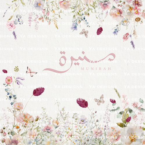 Pinky Wild Florals Theme | Y.A. Designs