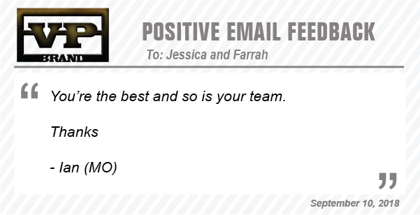 No, you're the best!