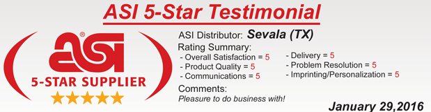 ASI 5-Star Rating!