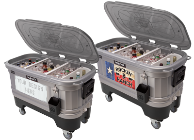 igloo party bar rolling cooler