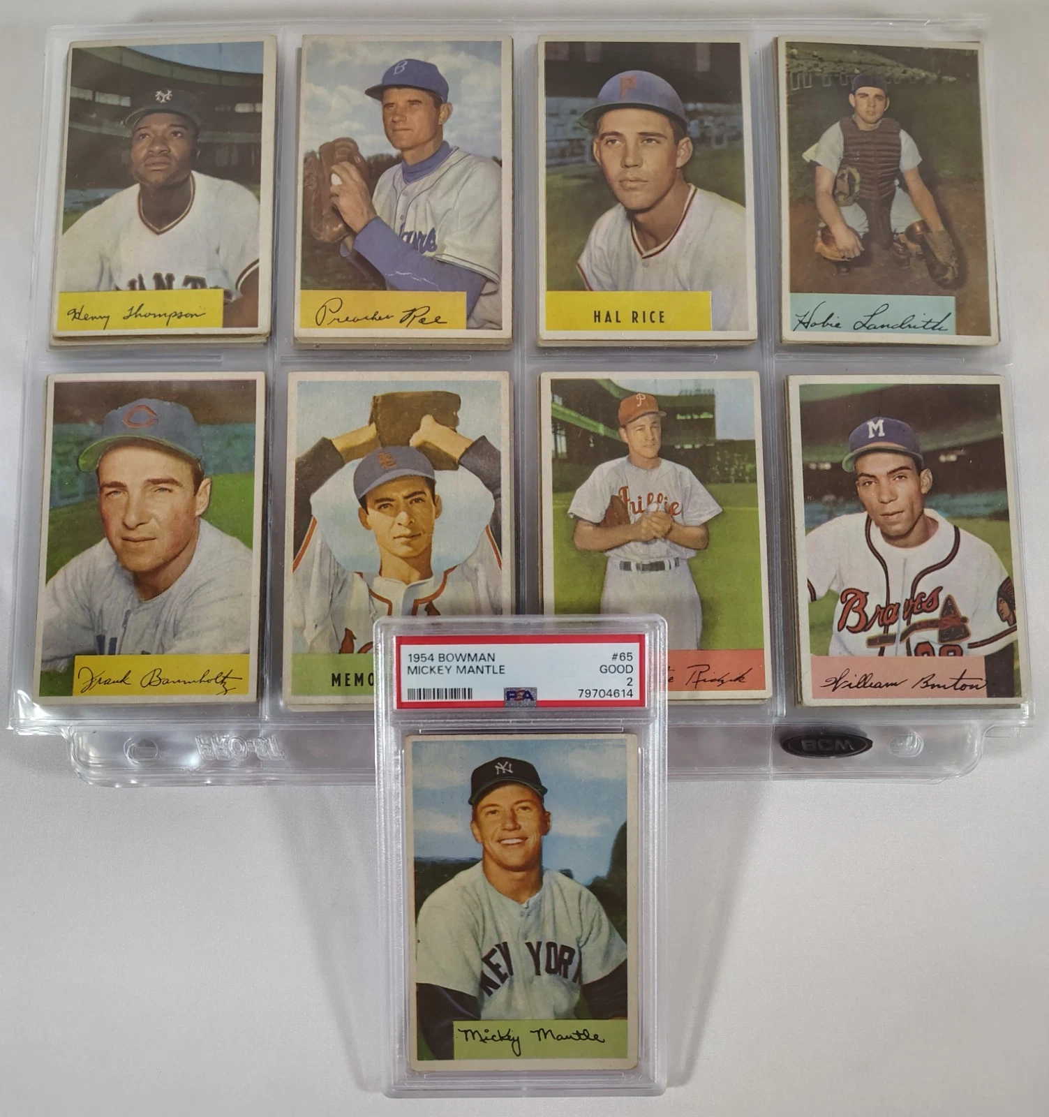 1954 Bowman Near Complete Set 217/224