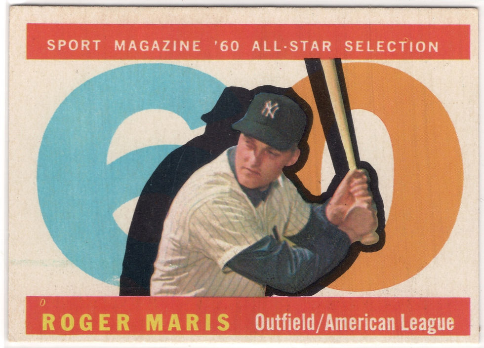 1960 Topps 565 Roger Maris All-Star