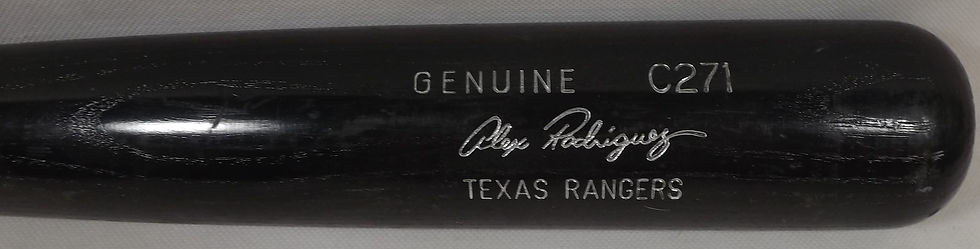2001 03 Alex Rodriguez Game Model C271 Bat