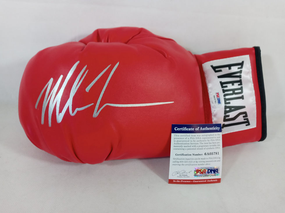 Mike Tyson Signed Boxing Glove PSA