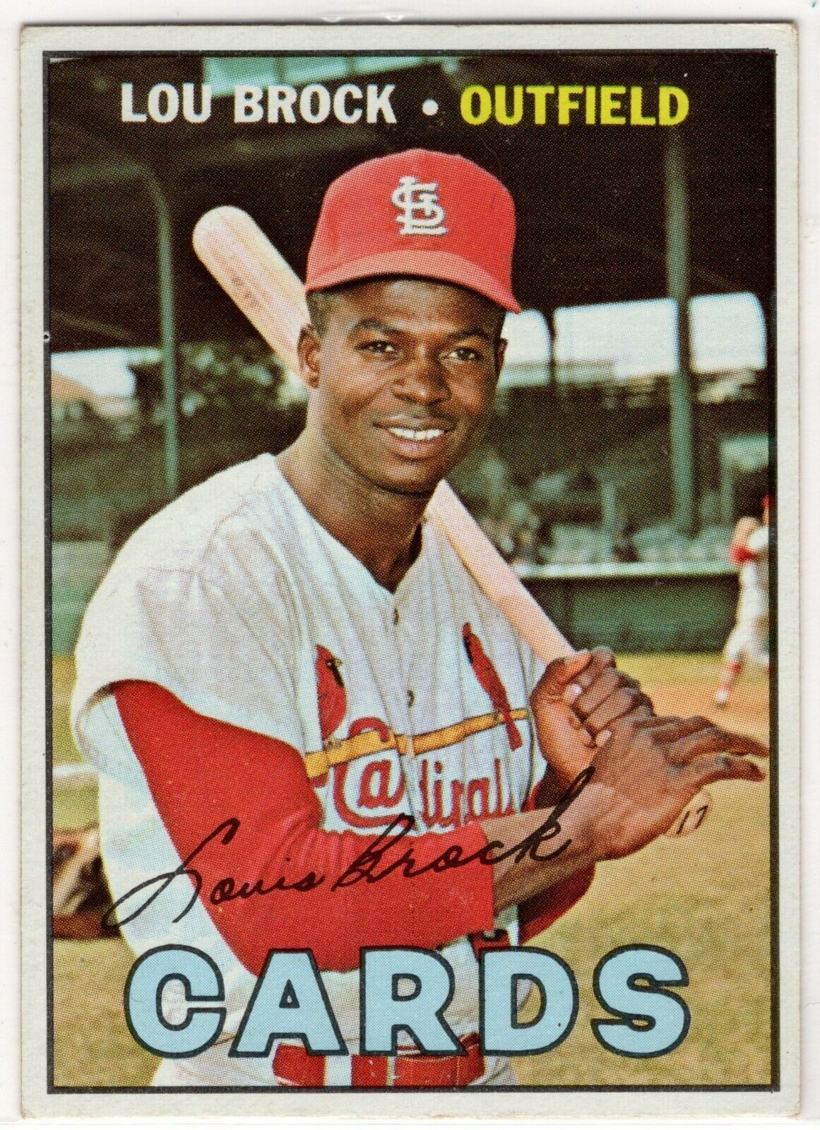 1967 Topps 285 Lou Brock