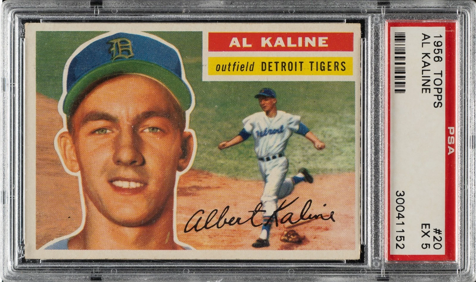 1956 Topps 20 Al Kaline PSA 5