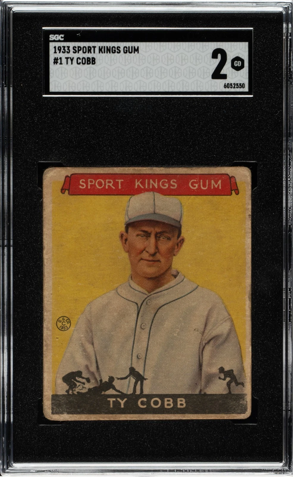 1933 Goudey Sport Kings 1 Ty Cobb SGC 2