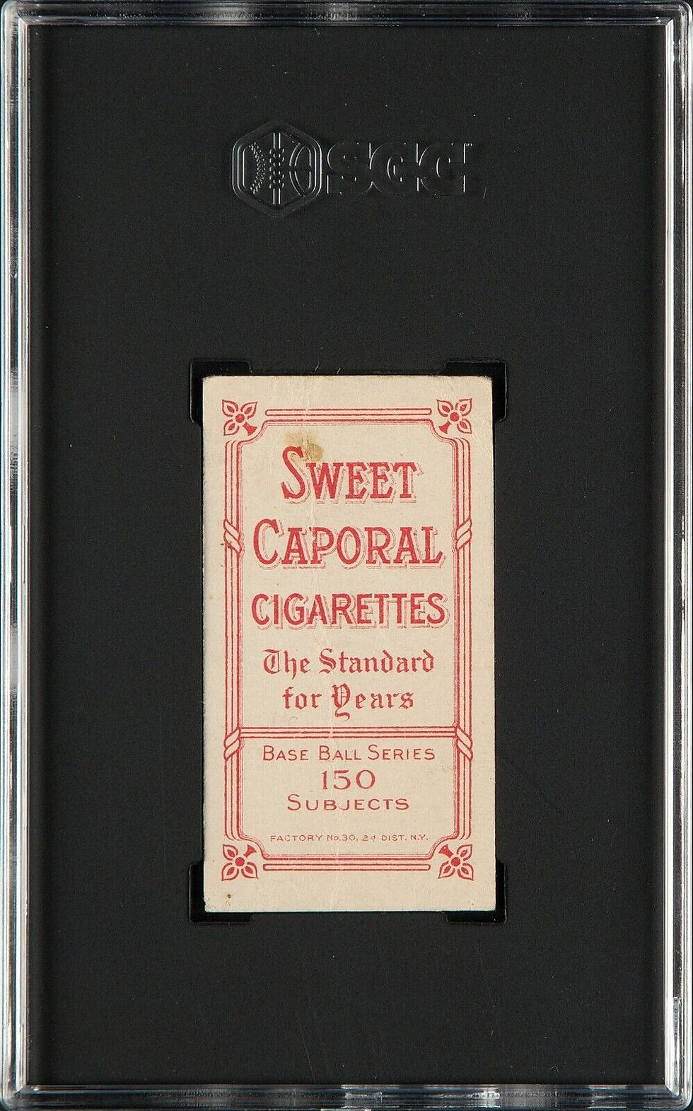 Thumbnail: 1909 T206 Sweet Caporal Bobby Wallace SGC 1