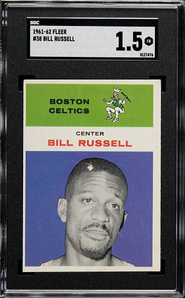 1961 Fleer 38 Bill Russell SGC 1.5
