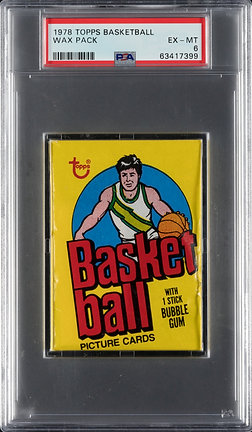 1978 Topps Basketball Wax Pack PSA 6