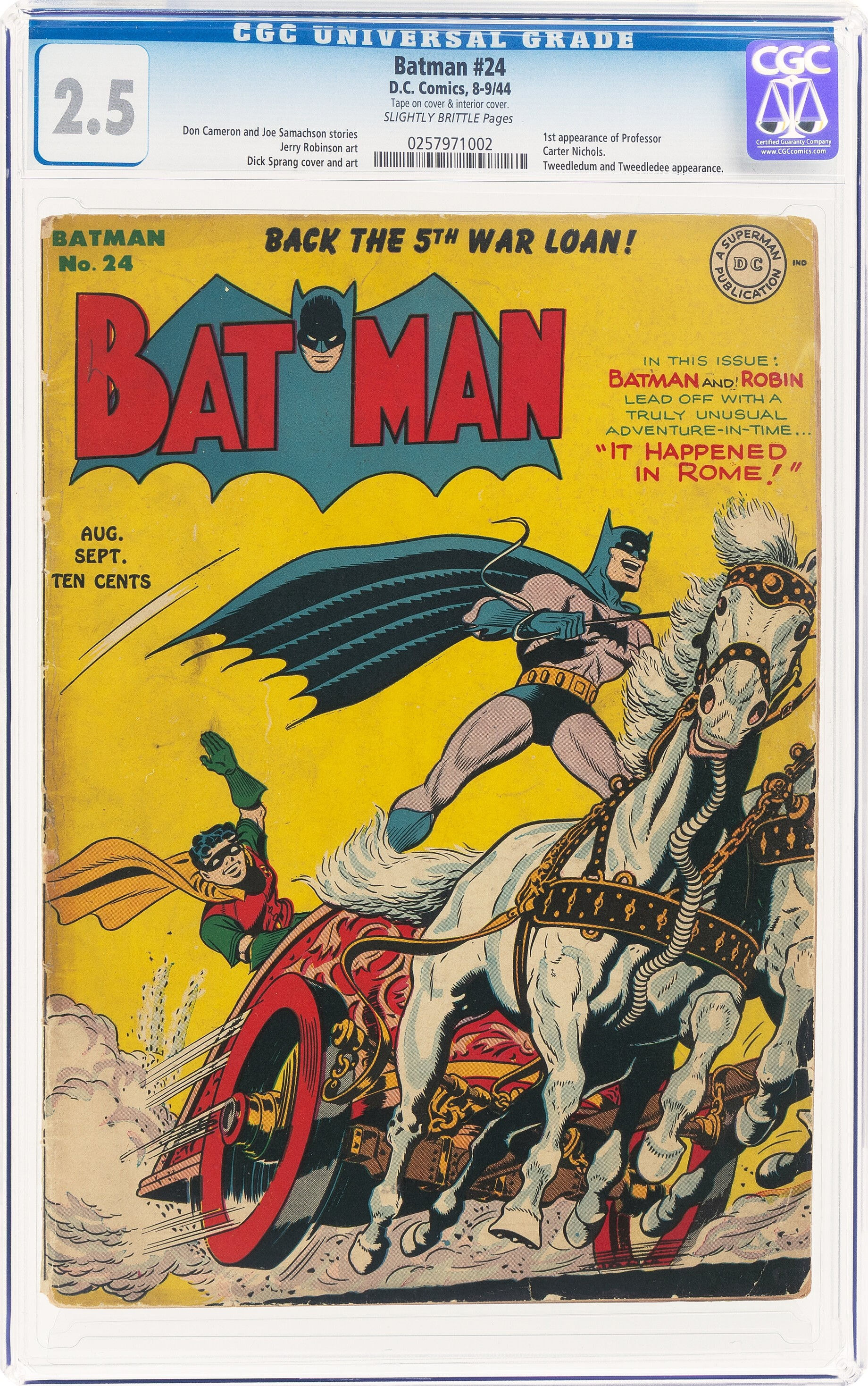 Batman 24 (DC Comics, 1944) CGC 2.5
