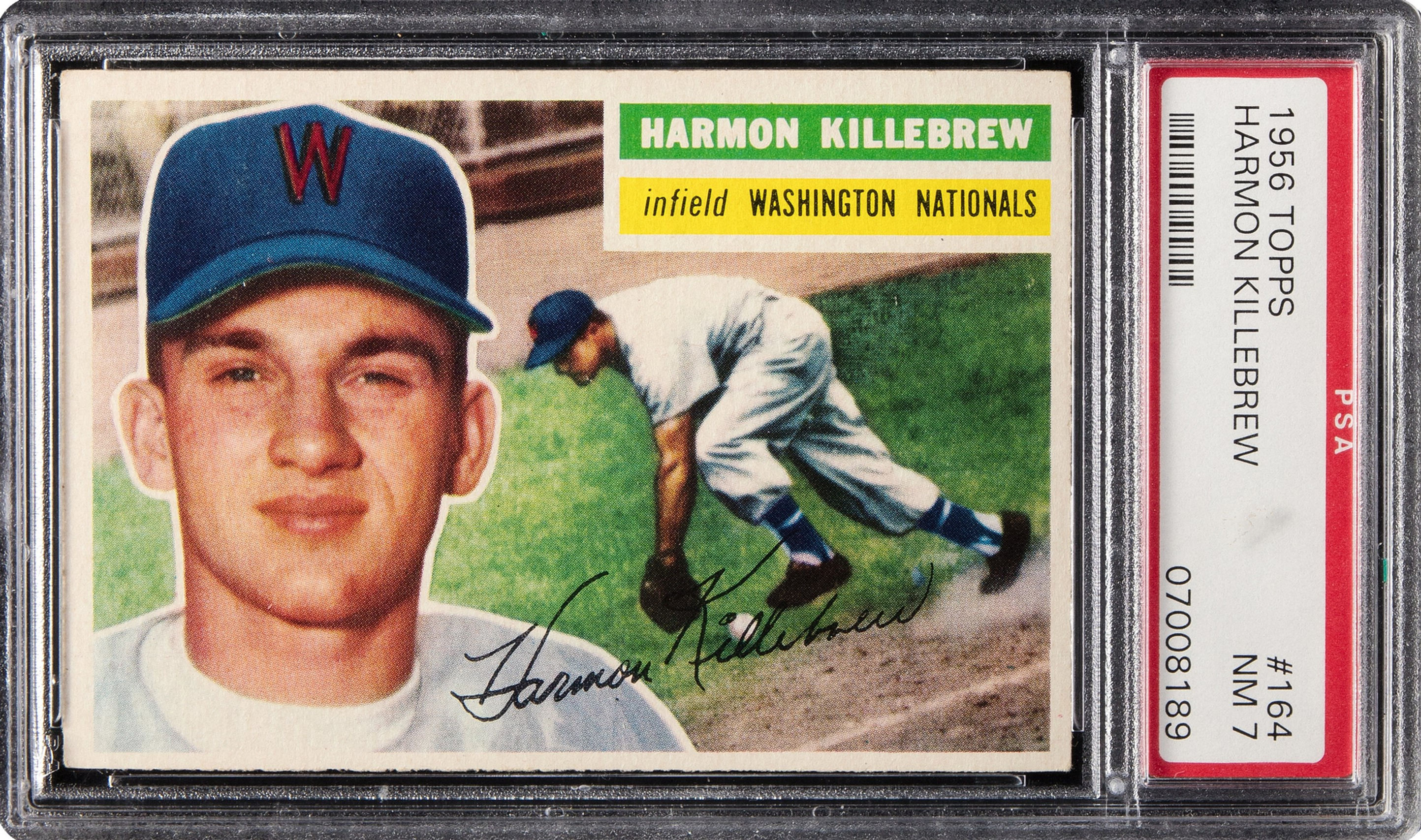 1956 Topps 164 Harmon Killebrew PSA 7