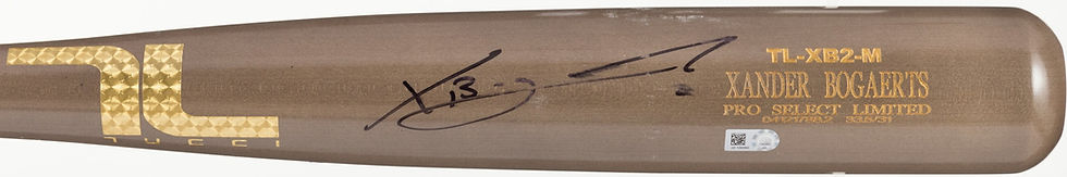 Xander Bogaerts Signed Game Ready Bat MLB Holo