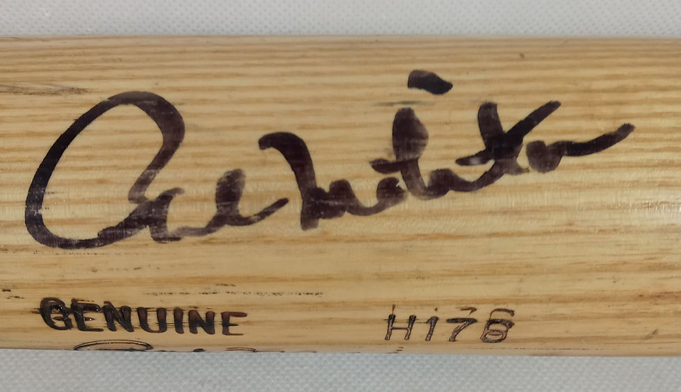 Thumbnail: 1977-79 Paul Molitor Game Used & Signed PSA BAS