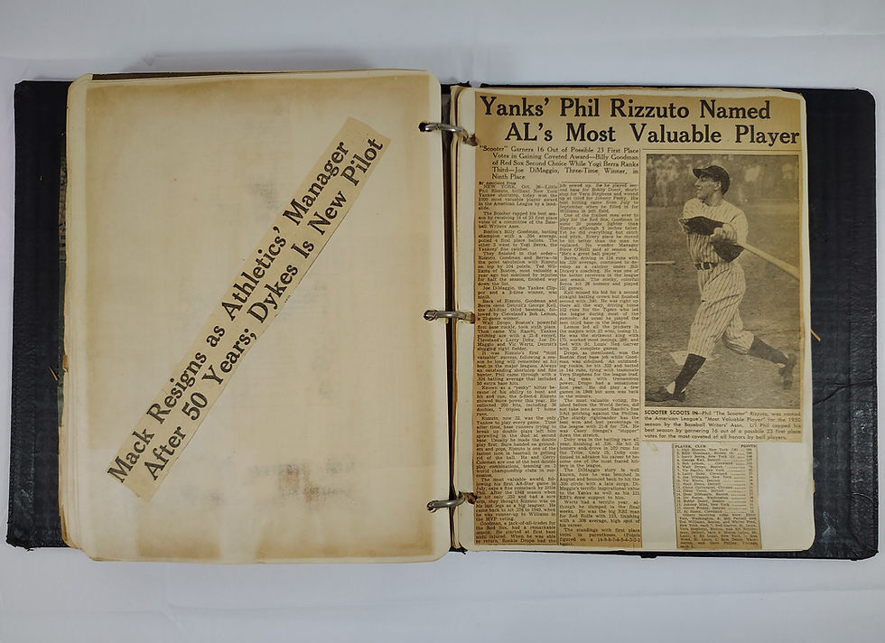 Thumbnail: 1950 Yankees Complete Season Scrapbook