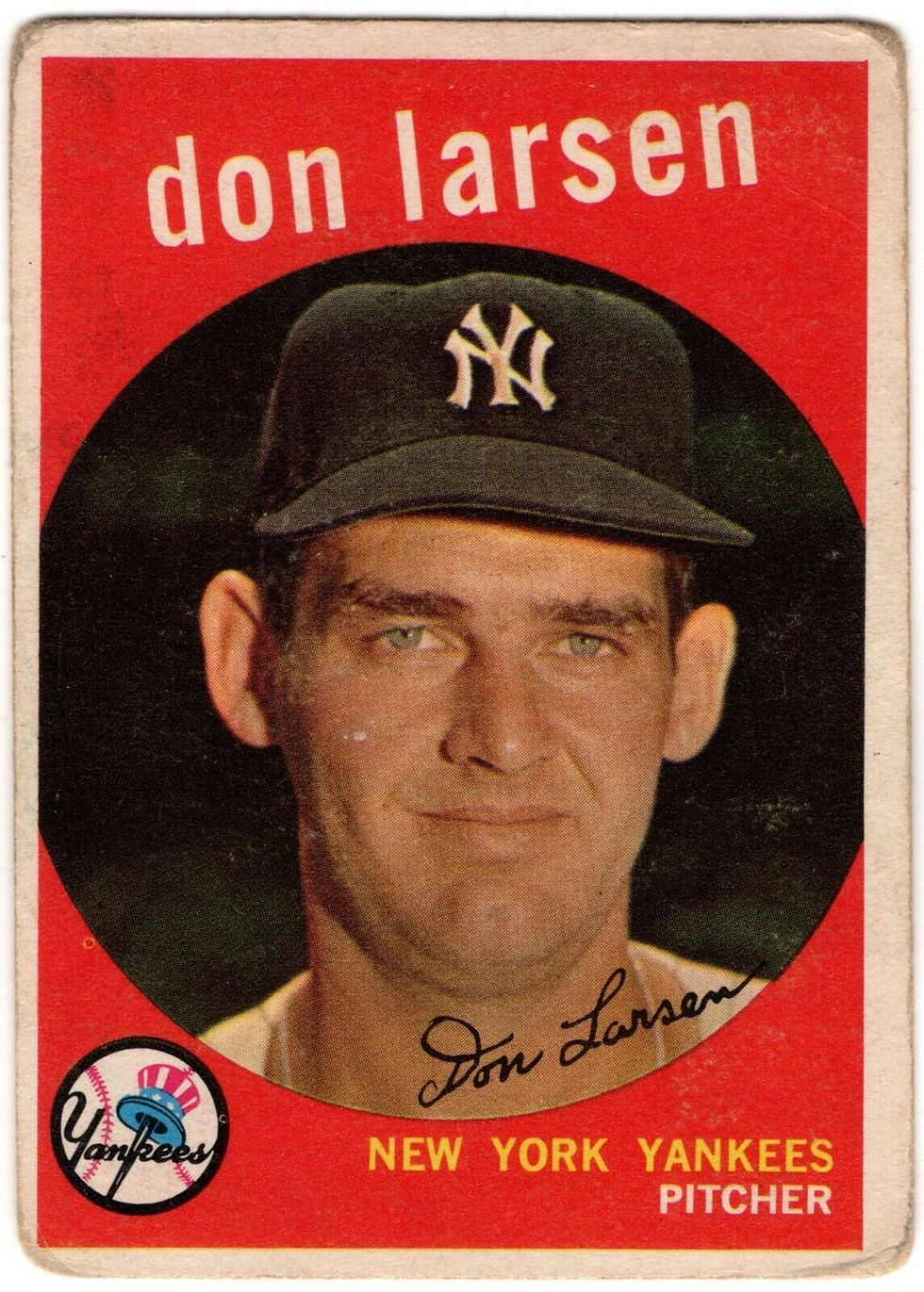 1959 Topps 205 Don Larsen
