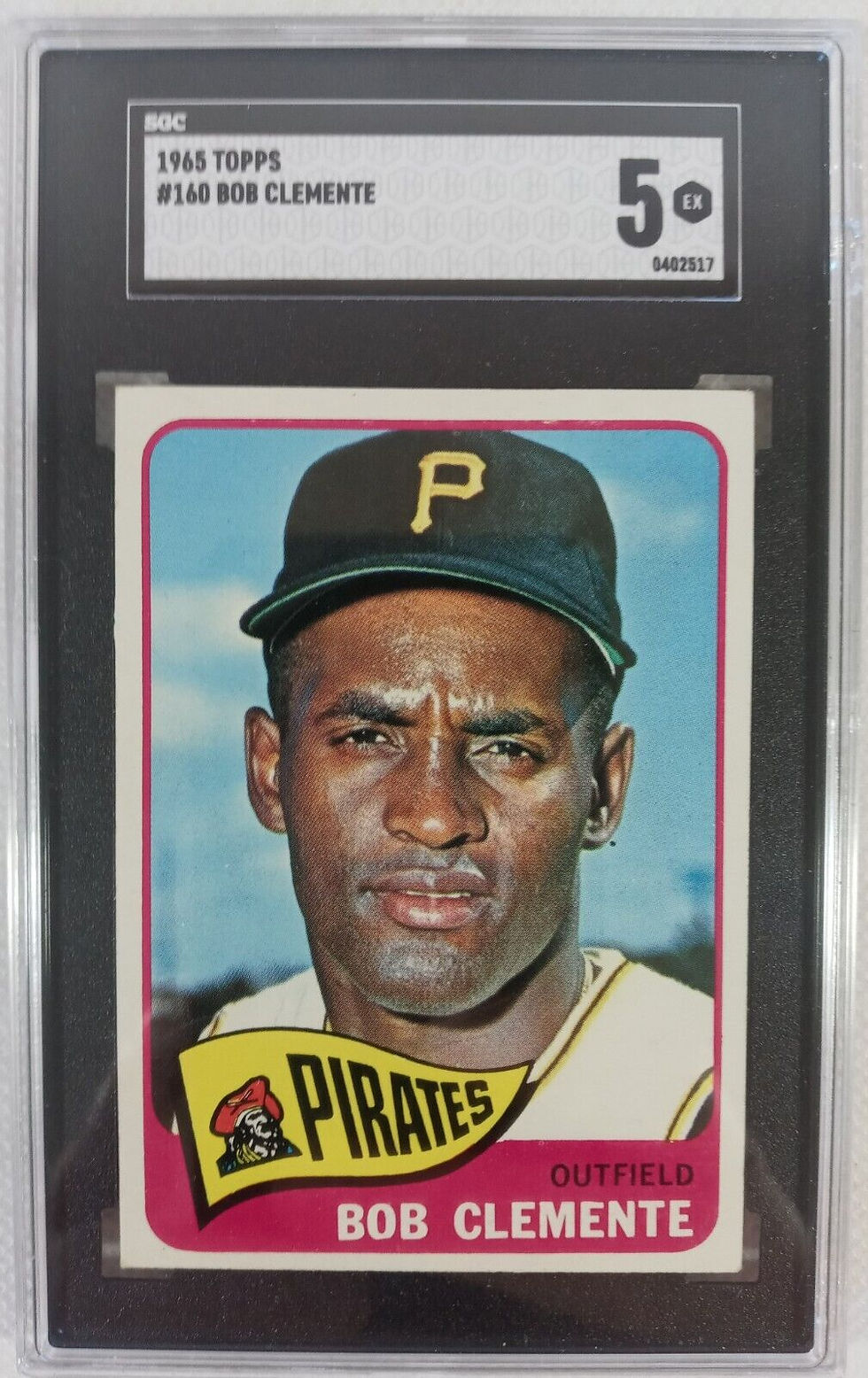 1965 Topps 160 Roberto Clemente SGC 5