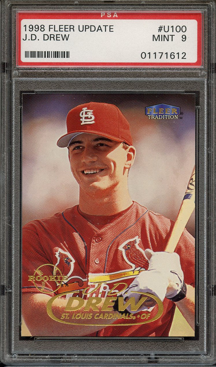 1998 Fleer Update #U100 J.D. Drew RC PSA 9