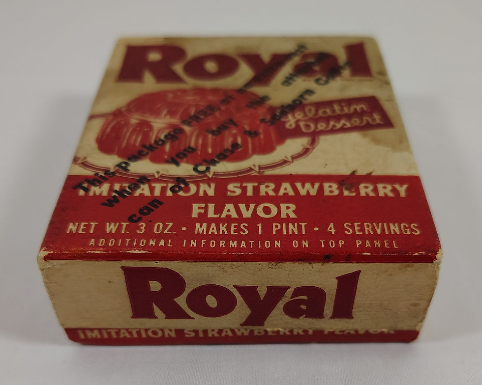 Thumbnail: 1950 Royal Desserts Gelatin Full Sealed Box Phil Rizzuto