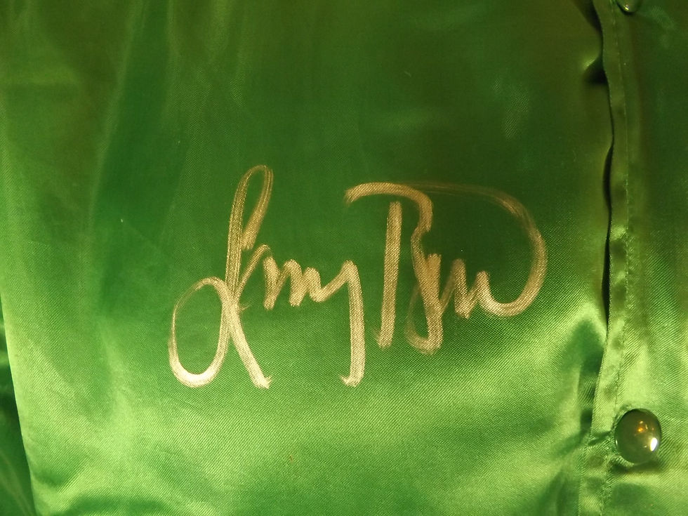 Thumbnail: Larry Bird Signed Boston Celtic Classic Jacket PSA