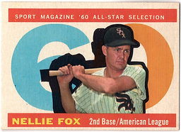 1960 Topps 555 Nellie Fox All-Star