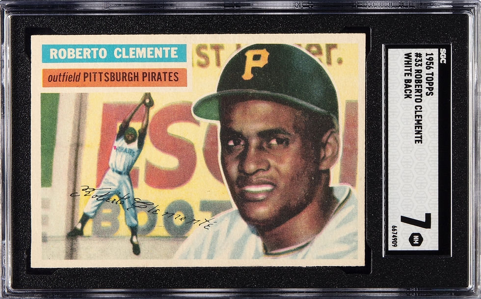 1956 Topps 33 Roberto Clemente SGC 7