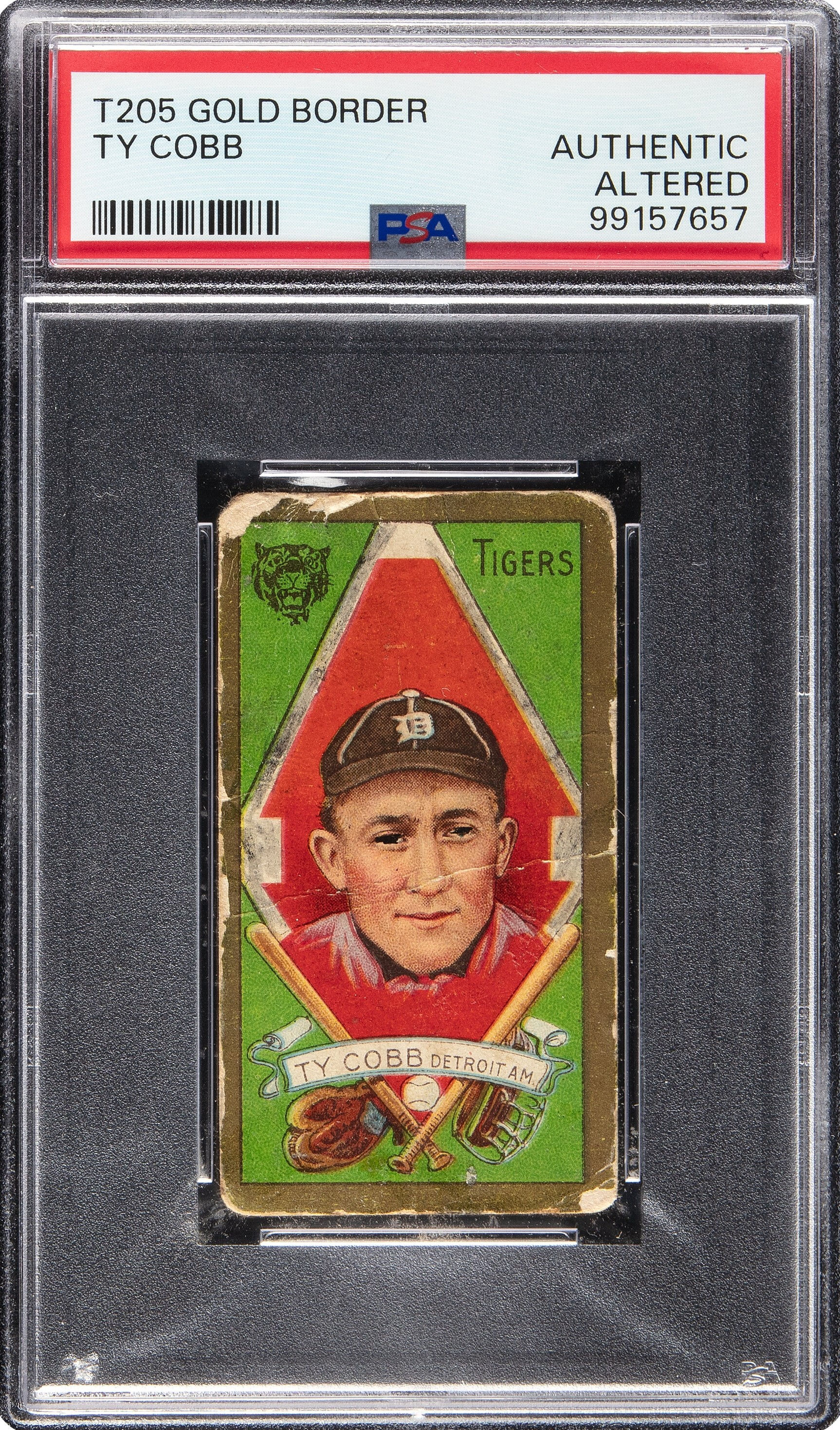 1911 T205 Ty Cobb PSA Authentic