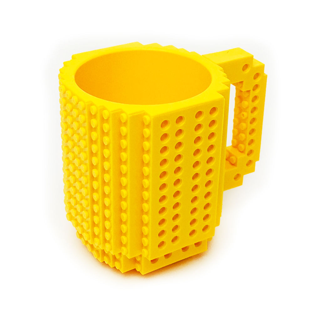 Кружка-игрушка LEGO, 400 мл,  желтая