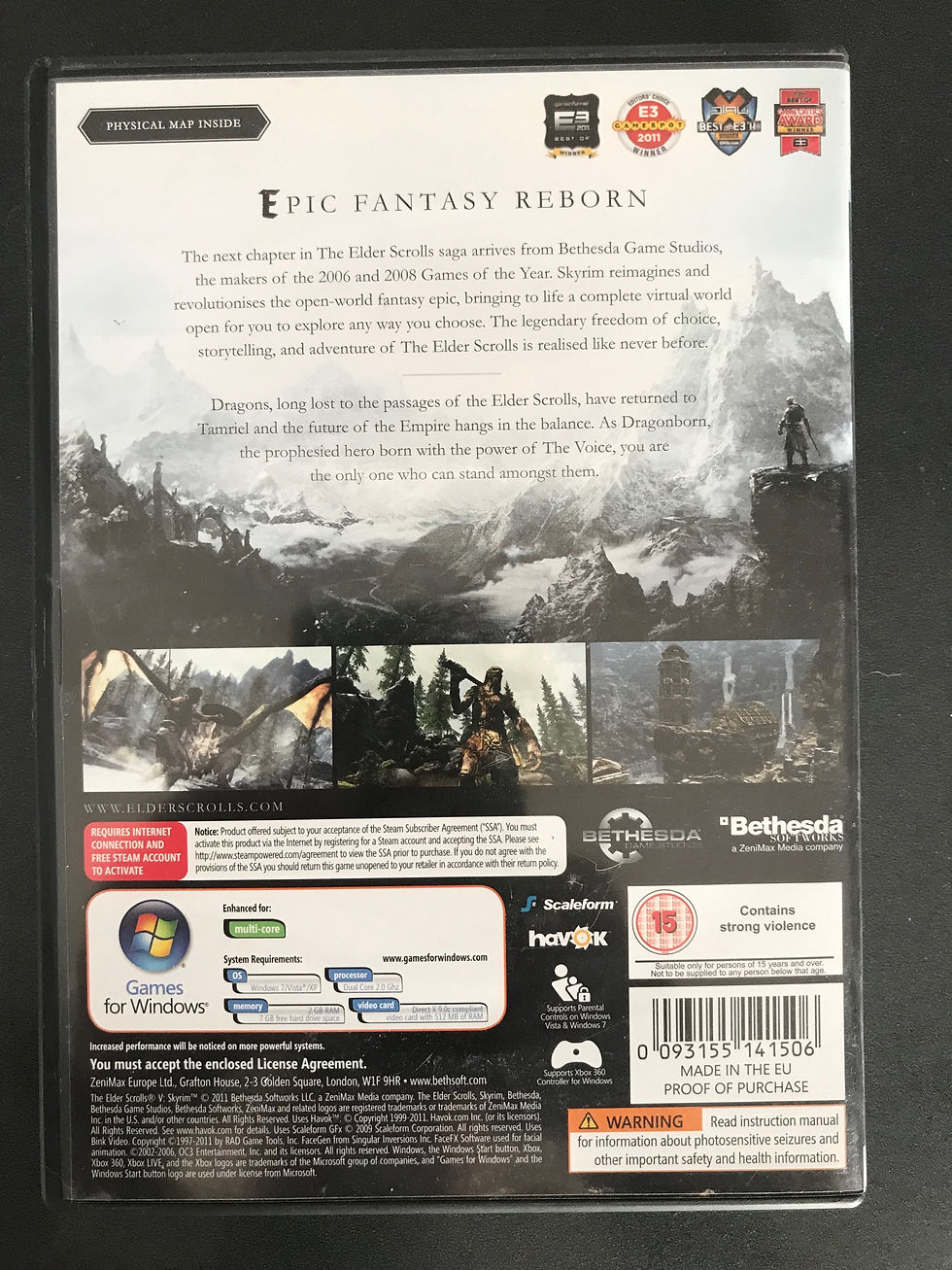 Thumbnail: PC game SKYRIM
