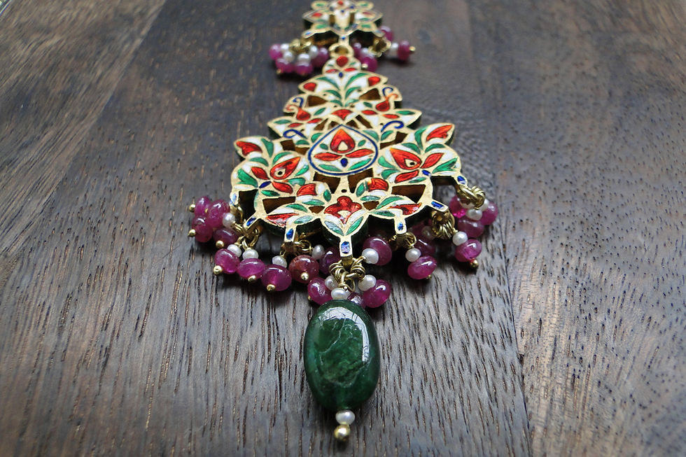 थंबनेल: कुंदन मीनाकारी चंदबली