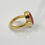 Thumbnail: Capsule Shaped Red Coral Ring