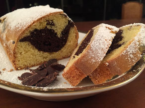 Plum Cake marmorizzato all'olio
