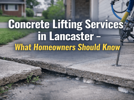 Concrete Lifting Services in Lancaster – What Homeowners Should Know