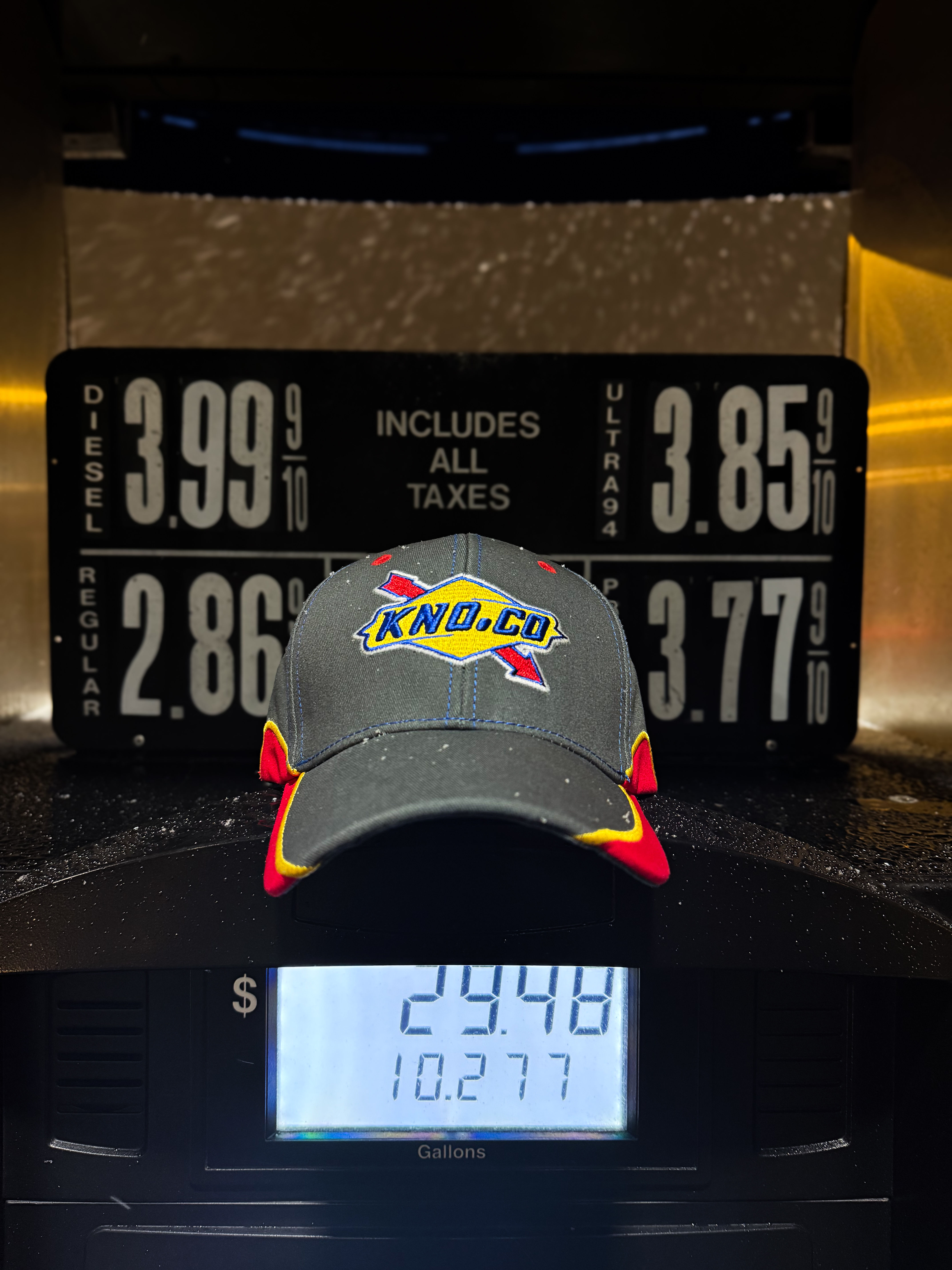 GAS STATION ADJUSTABLE HAT “CHARCOAL GREY”