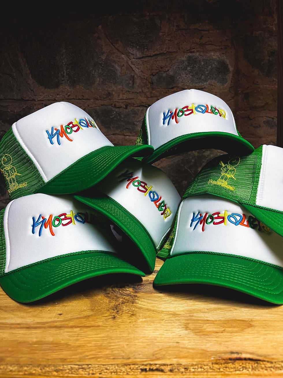Thumbnail: HANDSTYLE TRUCKER HAT (KELLY GREEN)