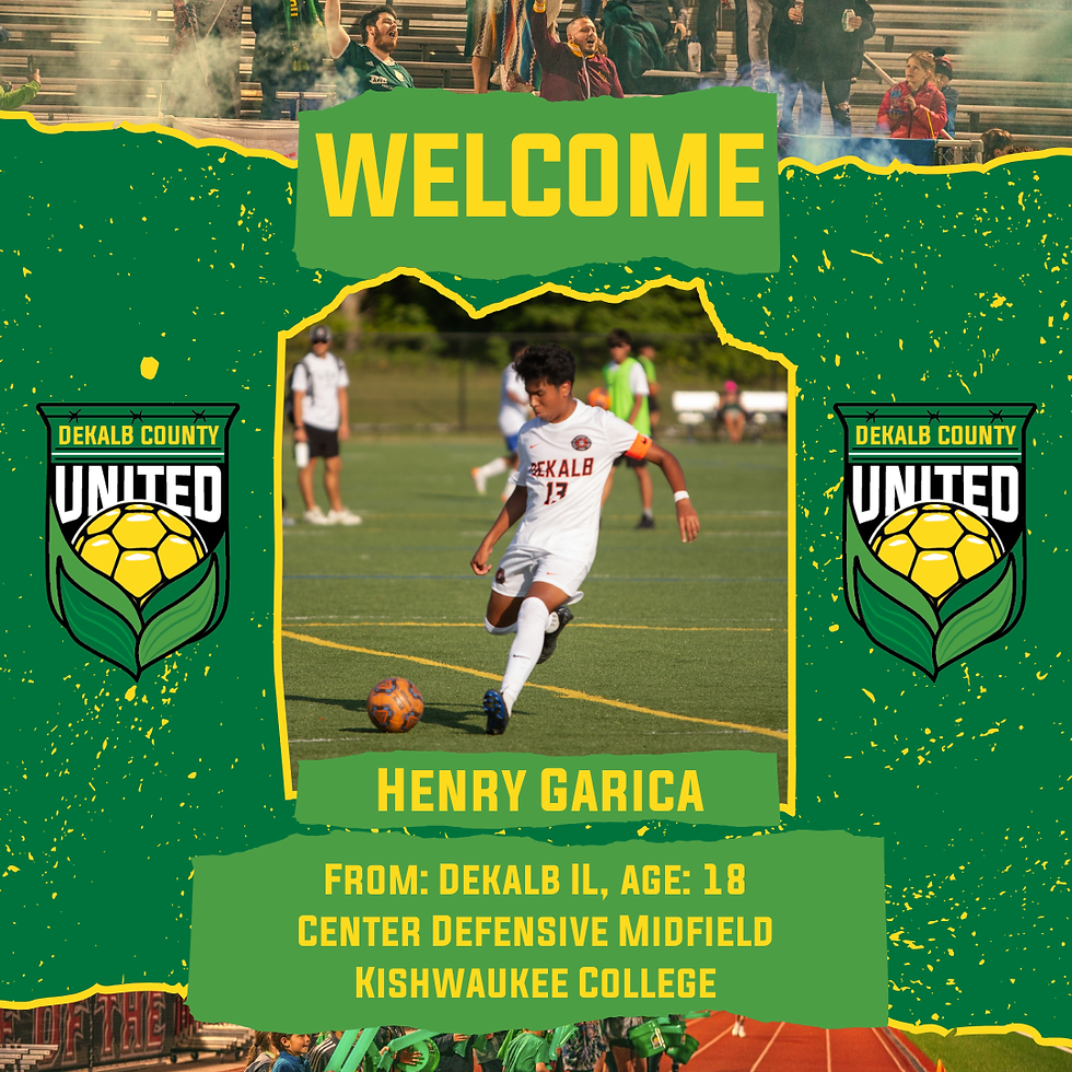 Henry Garcia Signs with DKCU for 2025