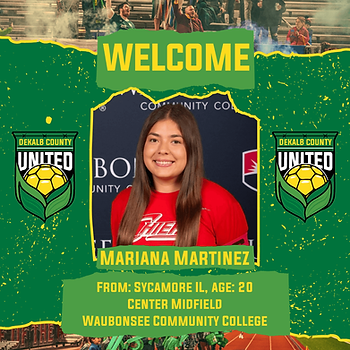 DKCU Signs Mariana Martinez for 2025
