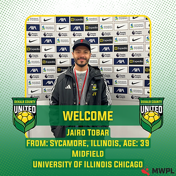 Sycamore native and UIC standout Jairo Tobar joins DKCU for 2026.