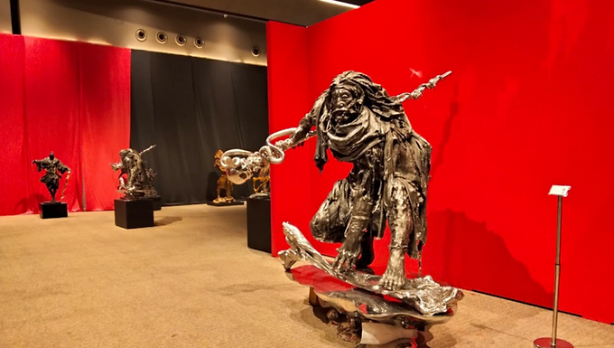 Mahakarya Seniman China Dipamerkan di Jakarta, Hadirkan Karakter Pendekar Rajawali