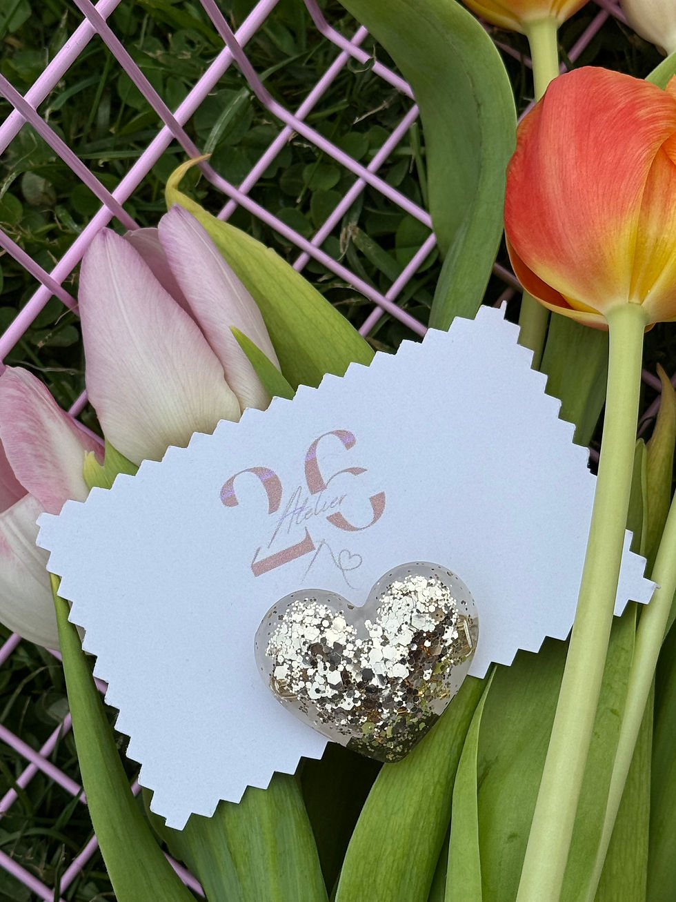 Miniature : Broche Cœur - "Spring 26"