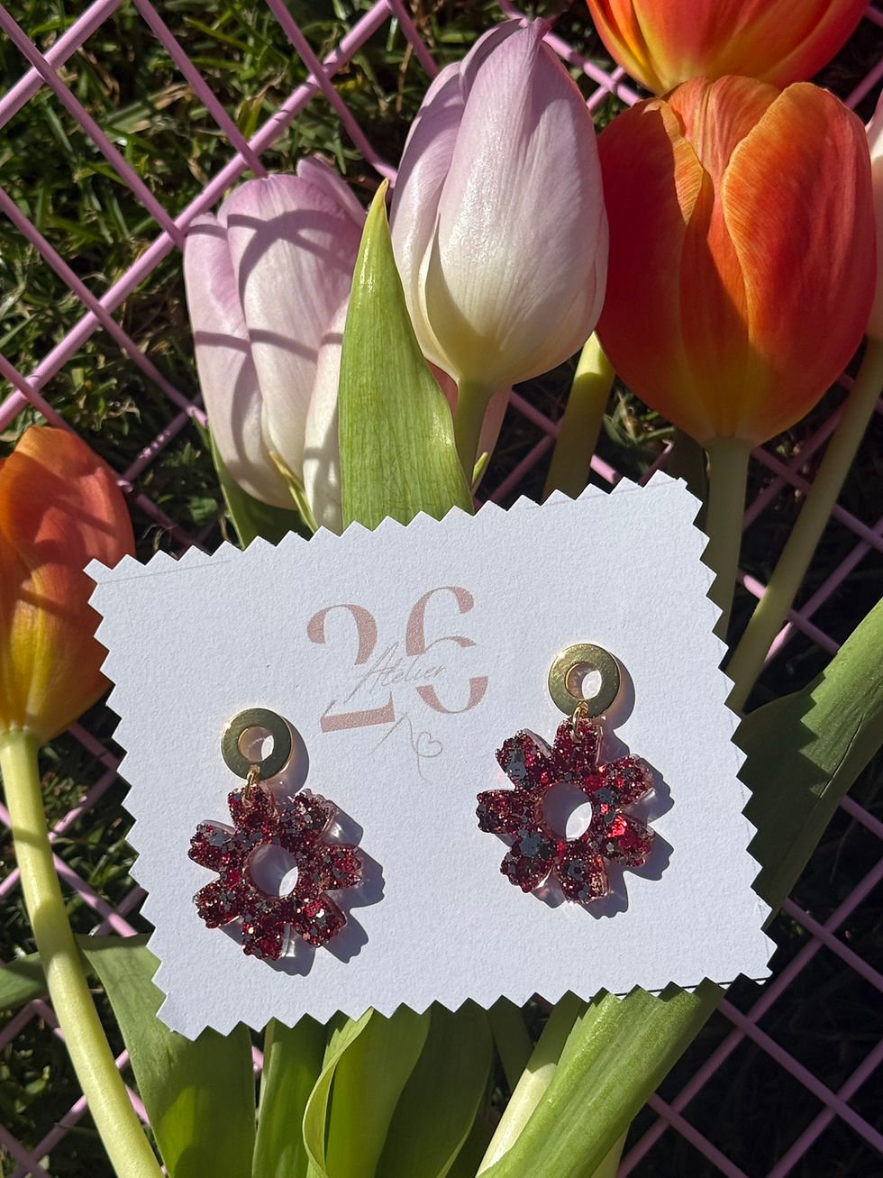 Miniature : Boucles d'oreilles -" Spring 26"