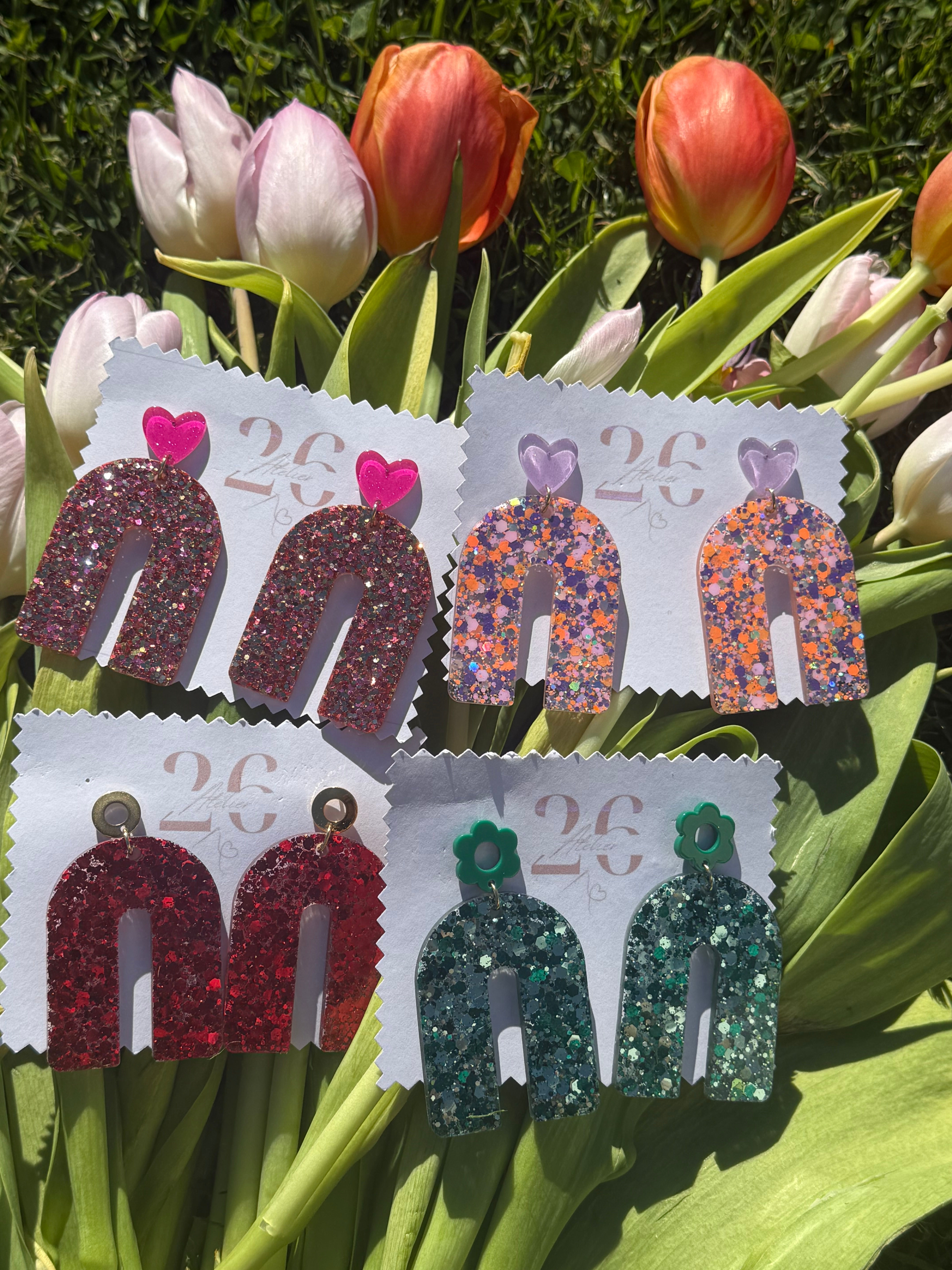 Boucles d'oreilles -" Spring 26"