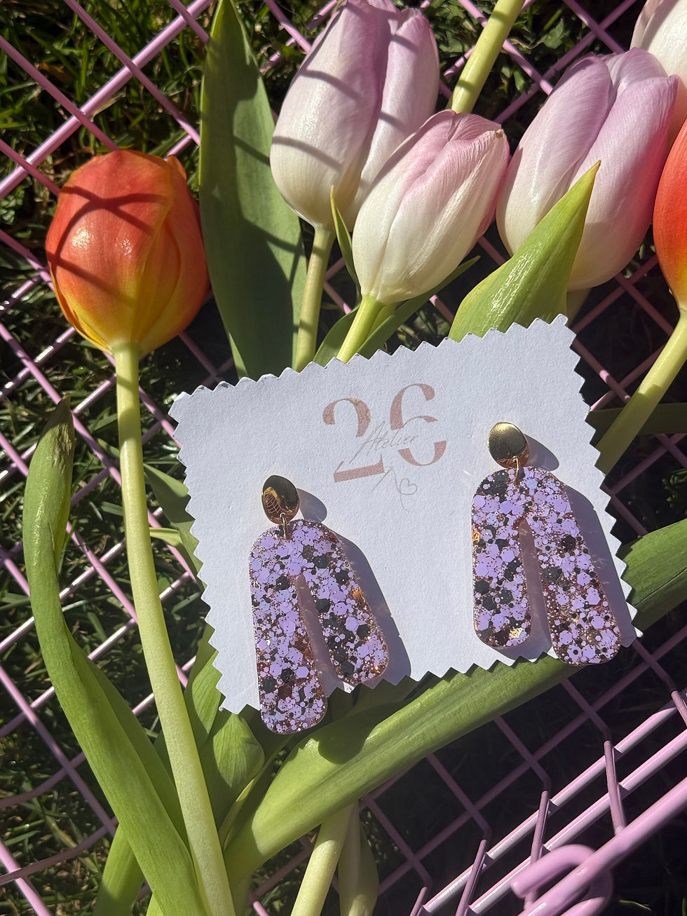 Miniature : Boucles d'oreilles -" Spring 26"