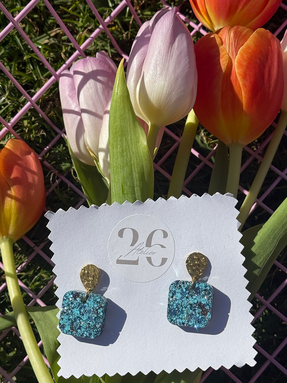 Miniature : Boucles d'oreilles -" Spring 26"