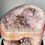 Thumbnail: Giant Pink Amethyst With Purple Druzy Cavities 
