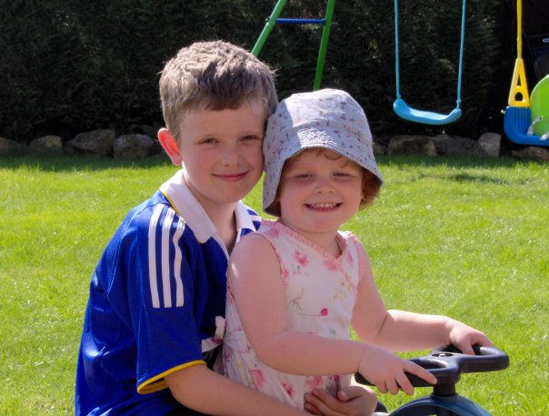 William and Georgia as young chidren