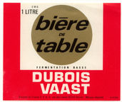 Dubois Vaast etiquette Biere de Table 1L Dubois Vaast 1.jpg