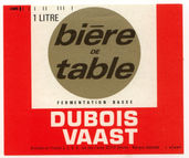 Dubois Vaast etiquette Biere de Table 1L Dubois Vaast 2.jpg