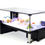 Miniature : Table Basse Aquarium design DREAM'ART Plateau Verre Noir Opaque