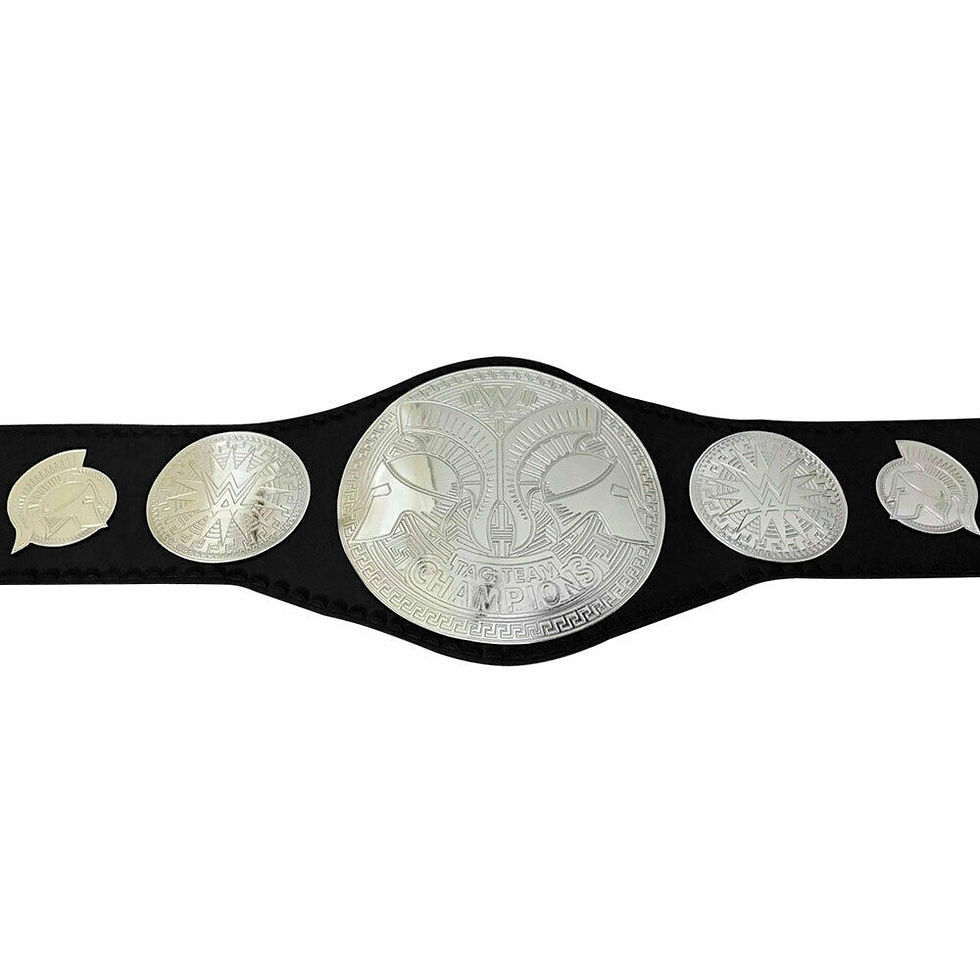 Thumbnail: WWE RAW & Smackdown Tag Team Championship Belt